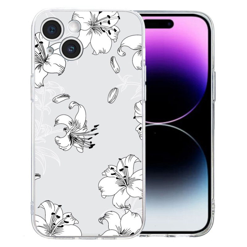 Coque iPhone 15 Motif Floral