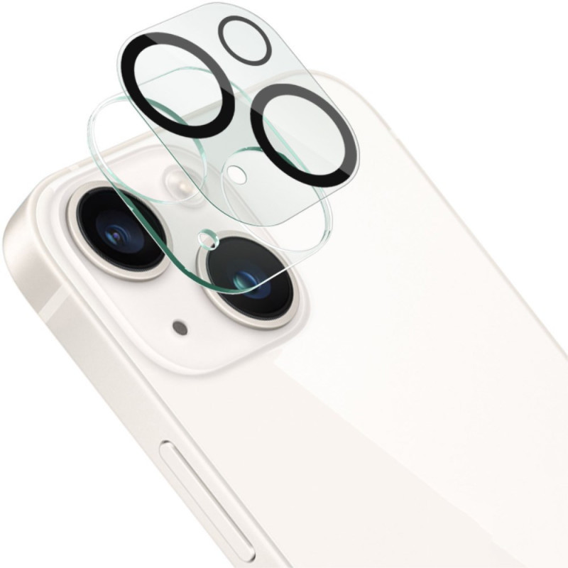 Lentille de Protection en Verre Trempé pour iPhone 15 / 15 Plus (cercles noirs) IMAK