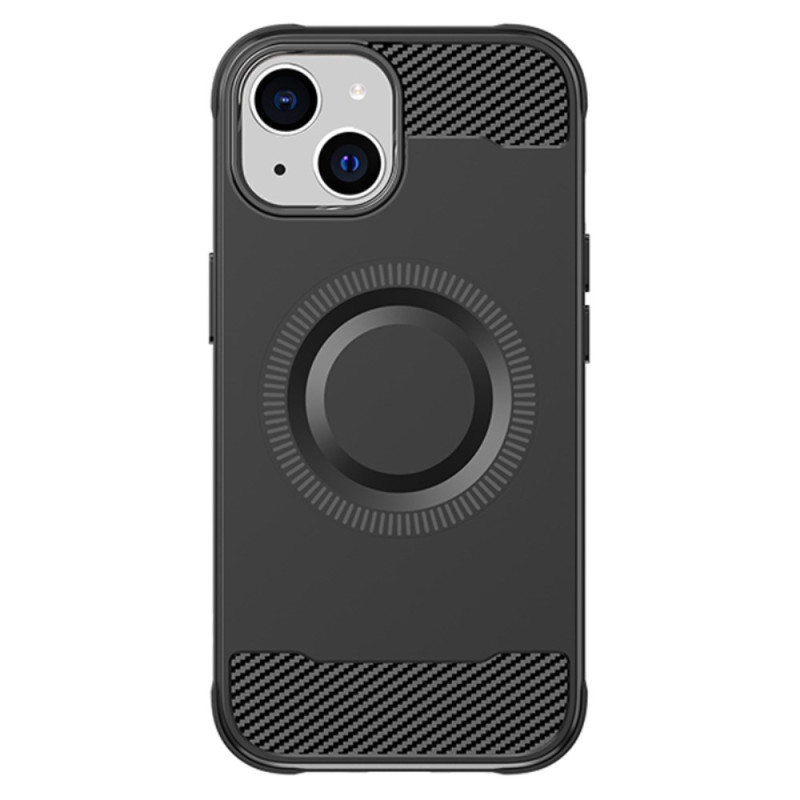 Coque iPhone 15 Plus MagSafe Fibre Carbone Finesse