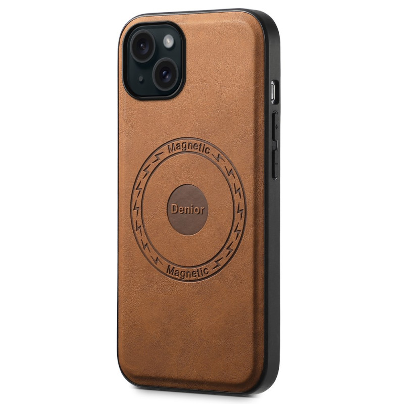 Coque iPhone 15 Plus MagSafe Effet Cuir Primeur