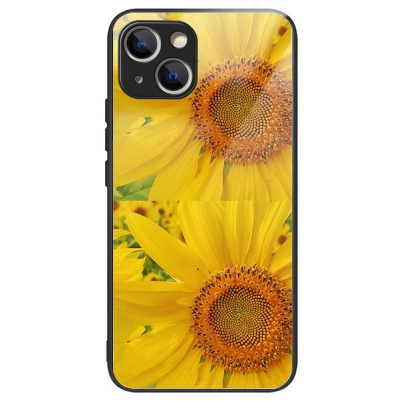 Coque iPhone 15 Plus Verre Trempé Tournesols