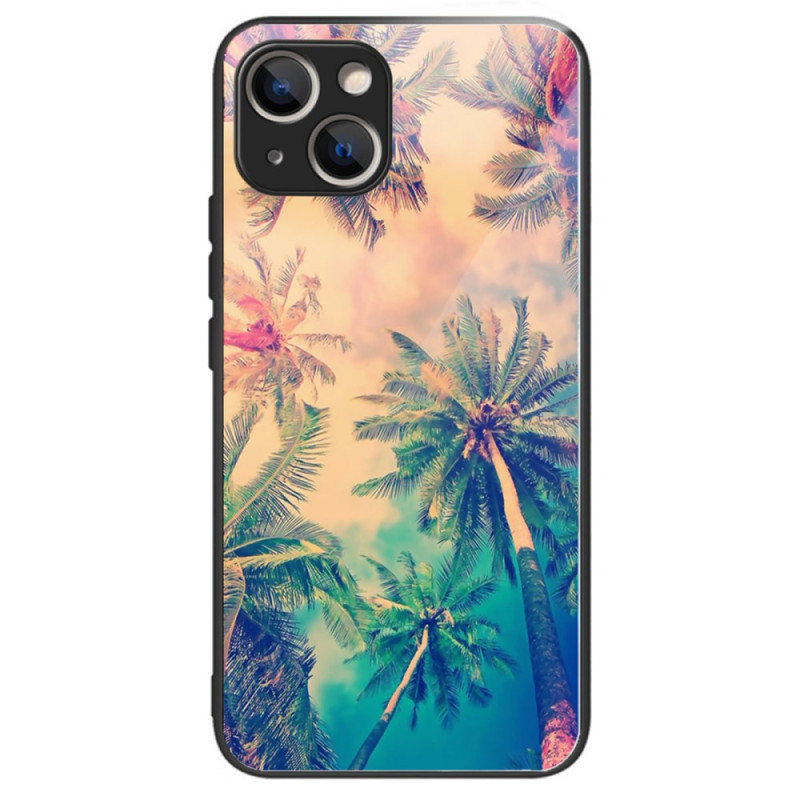 Coque iPhone 15 Plus Verre Trempé Palmiers