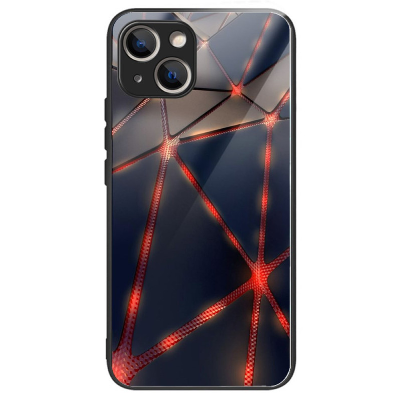 Coque iPhone 15 Plus Verre Trempé Ligne Rouge