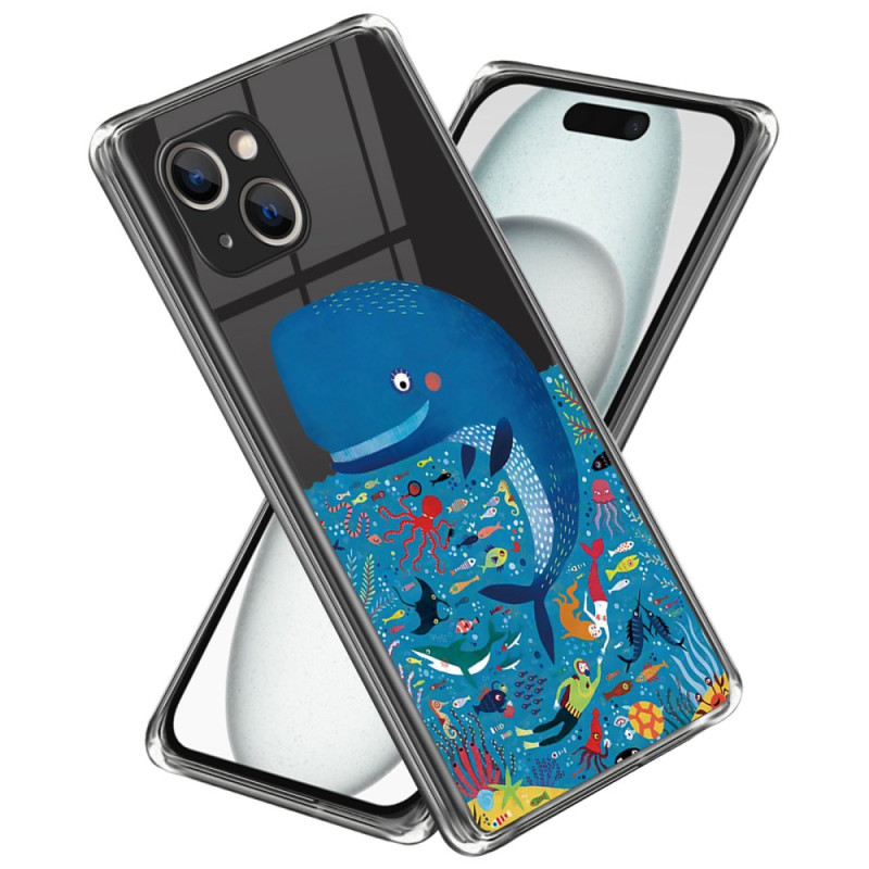 Coque iPhone 15 Plus Baleine