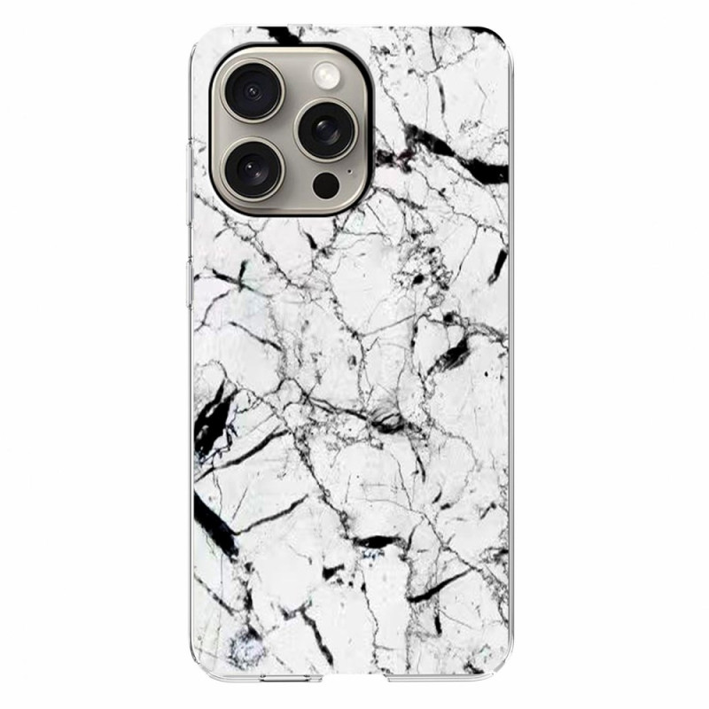 Coque iPhone 15 Pro Style Marbre