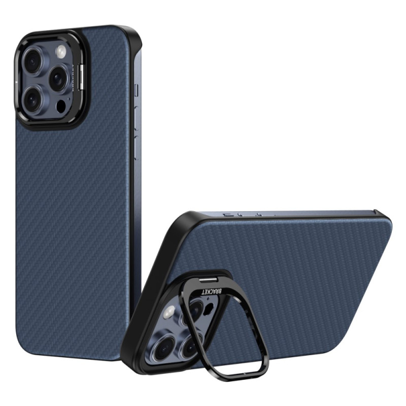 Coque iPhone 15 Pro MagSafe avec Support Intégré Cuir