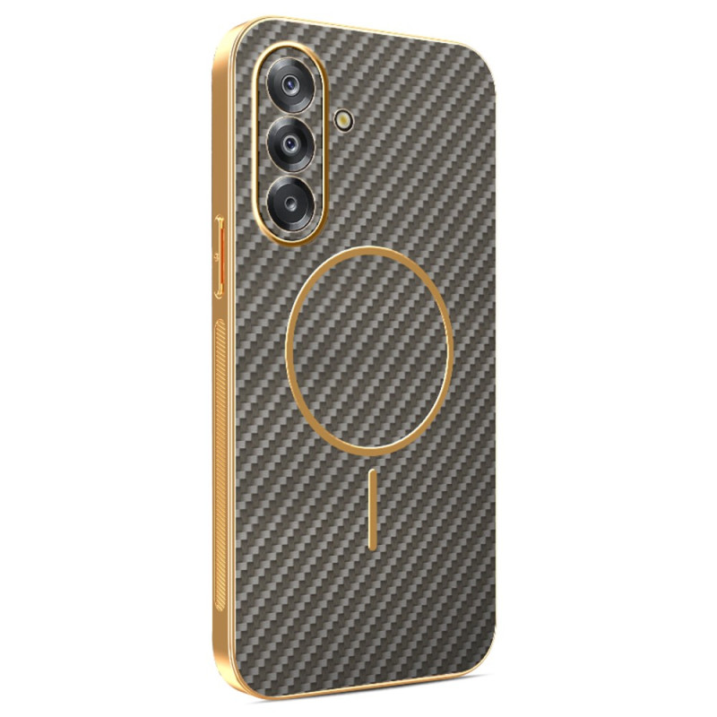 Coque Samsung Galaxy A17 4G / A17 5G MagSafe Texture Fibre Carbone