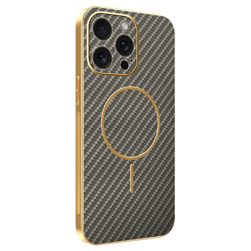 Coque iPhone 15 Pro Max MagSafe Texture Fibre Carbone