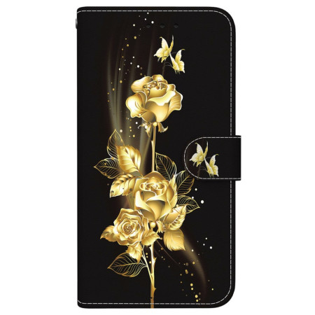Housse Xiaomi 15T Roses Dorées