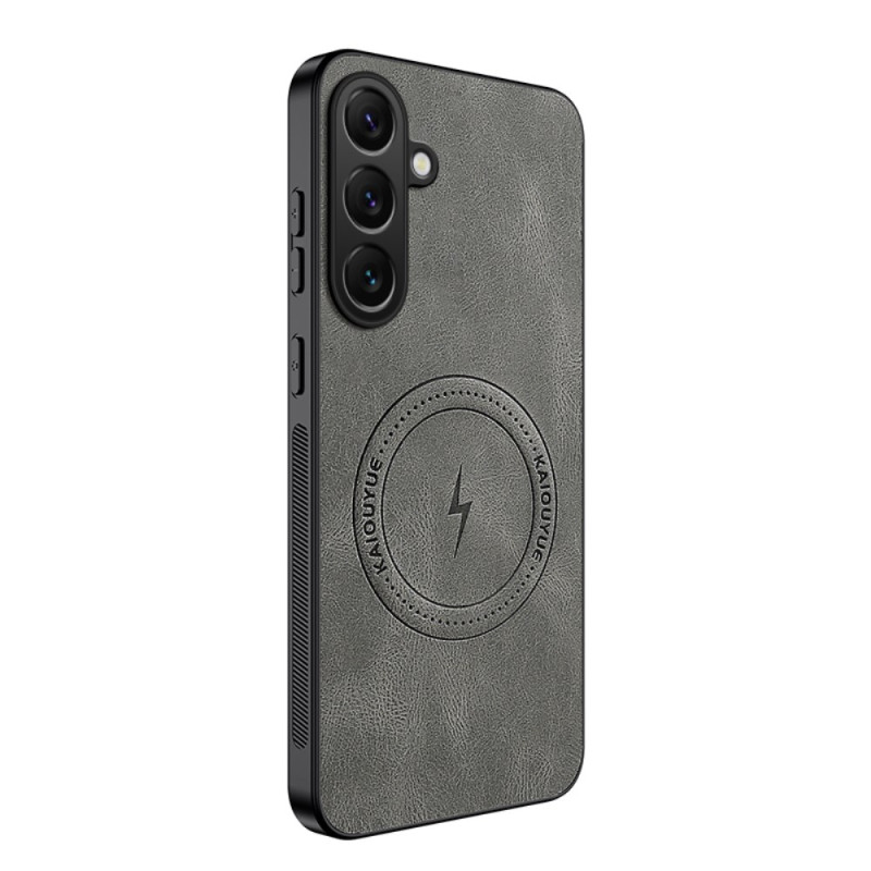 Coque Samsung Galaxy S25 FE MagSafe Effet Cuir Nappa