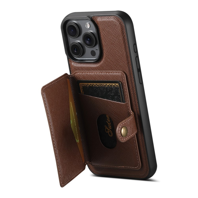 Coque iPhone 15 Pro Max Magsafe Porte-cartes Détachable Premium