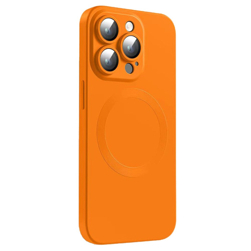 Coque iPhone 15 Pro Max MagSafe avec Protection d'Objectif Silicone
