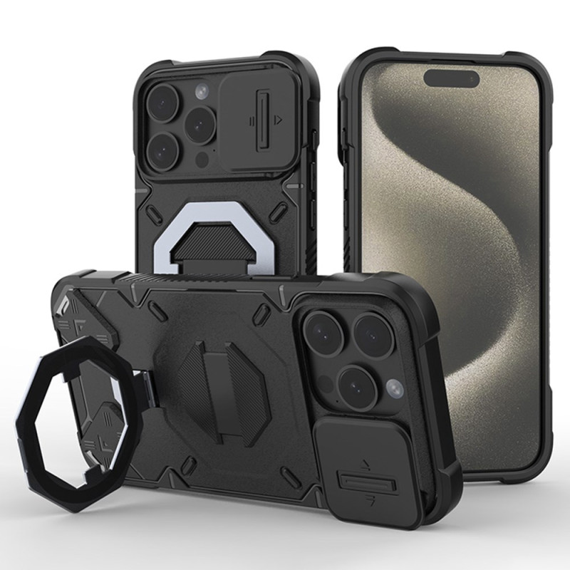Coque iPhone 15 Pro Max Magsafe Protection Militaire avec Lanière