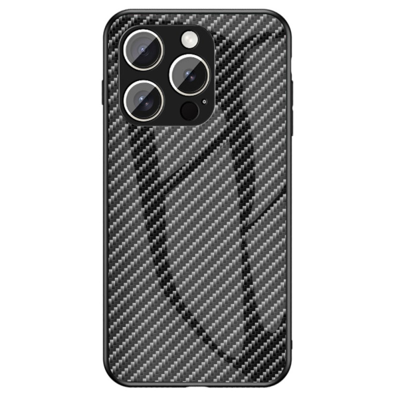 Coque iPhone 15 Pro Max Verre Trempé Fibre Carbone