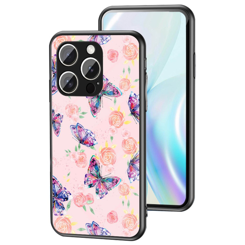 Coque iPhone 15 Pro Max Verre Trempé Papillons