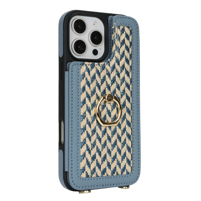 Coque iPhone 15 Pro Max Porte-Cartes Intégré et Bandoulière