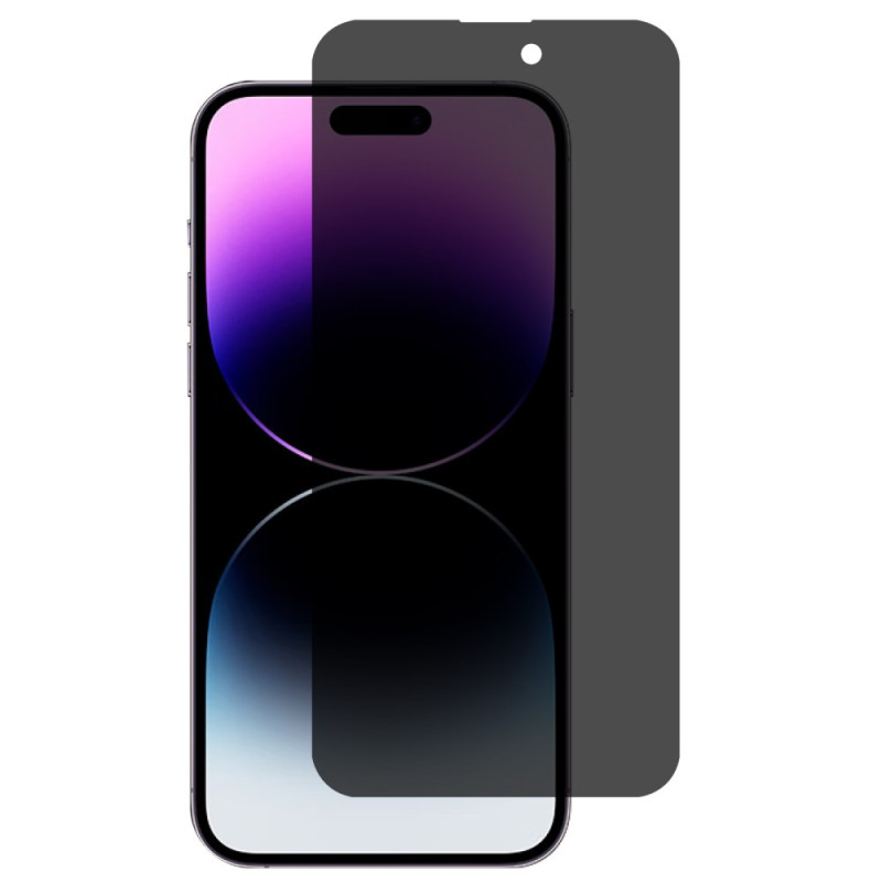 Protection en verre Trempé Anti-Espion pour Écran iPhone 15 Pro