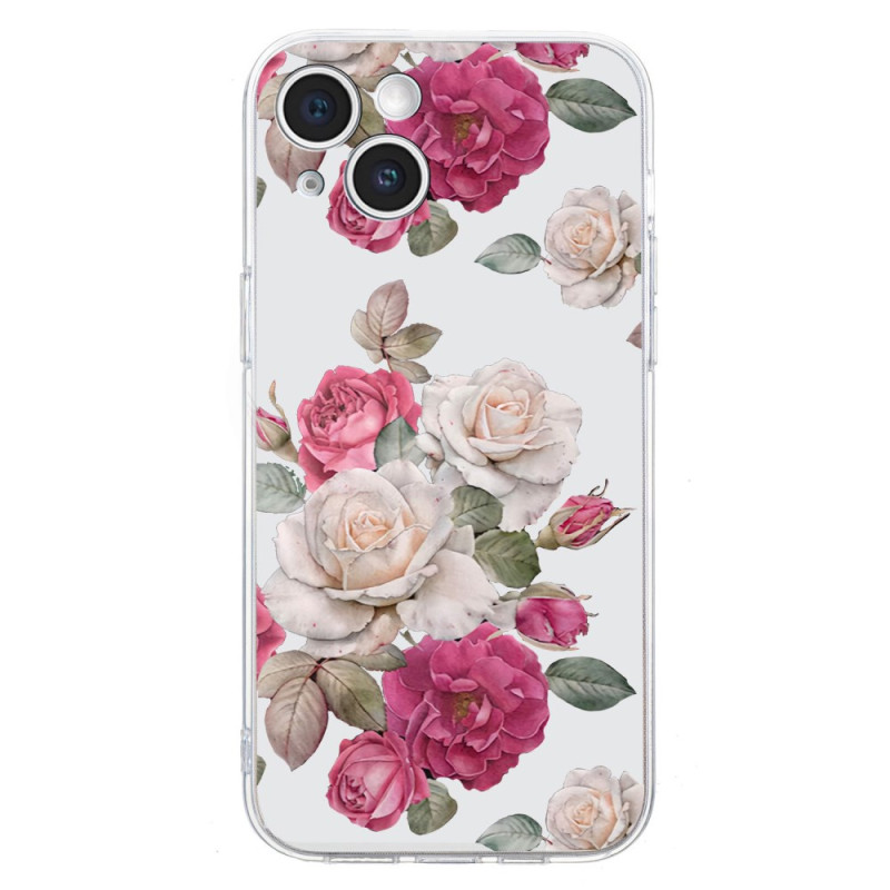 Coque iPhone 14 Pivoines
