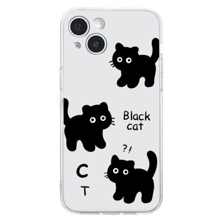 Coque iPhone 14 Chats Noirs