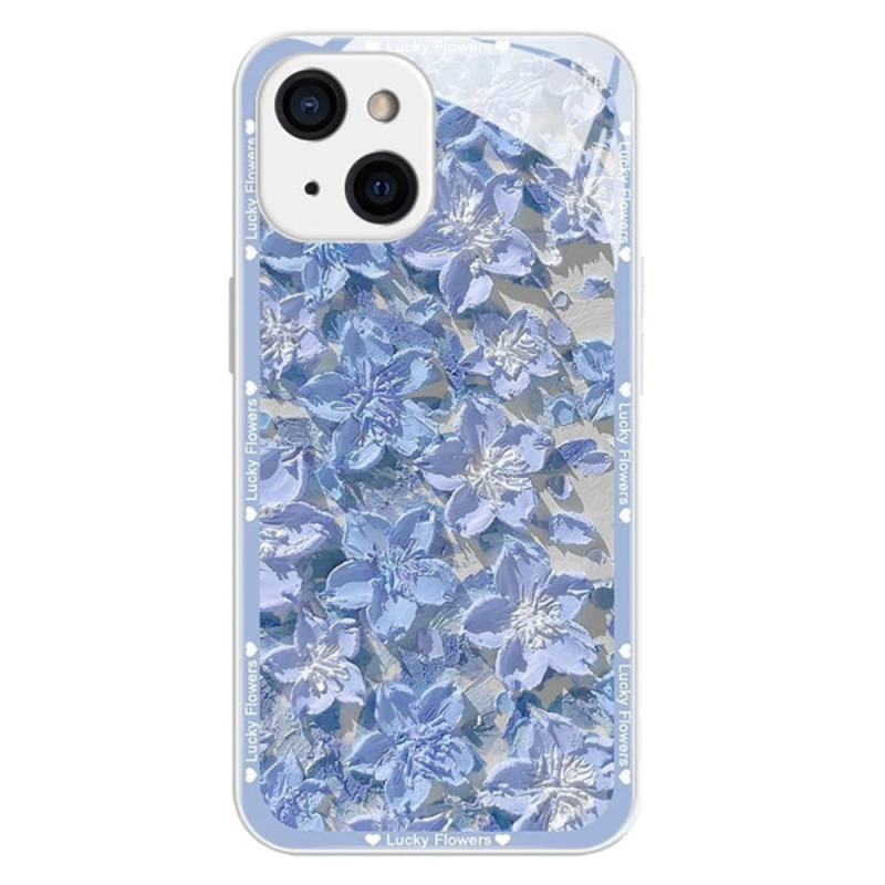 Coque iPhone 14 Verre Trempé Motif Floral