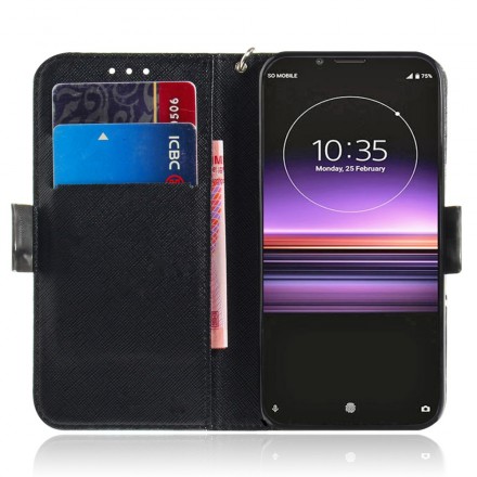 Housse Sony Xperia 1 Magistral Mandala à Lanière Housse Sony Xperia 1 Magistral Mandala à Lanière