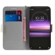 Housse Sony Xperia 1 Branche en Fleurs à Lanière Housse Sony Xperia 1 Branche en Fleurs à Lanière