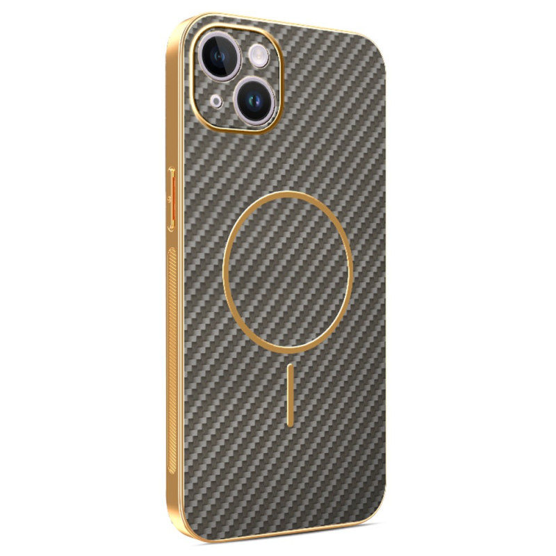 Coque iPhone 14 Plus Texture Fibre Carbone
