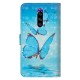 Housse Sony Xperia 1 Papillons Bleus Volants Housse Sony Xperia 1 Papillons Bleus Volants