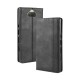 Flip Cover Sony Xperia 10 Simili Cuir Vintage Uni