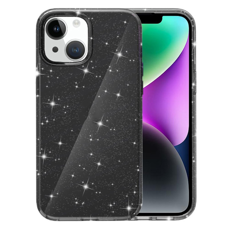 Coque iPhone 14 / 13 Translucide Pailletée