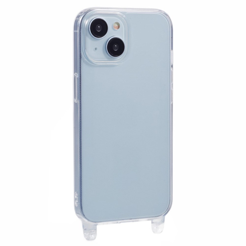 Coque iPhone 14 Transparente avec Découpes pour Cordon