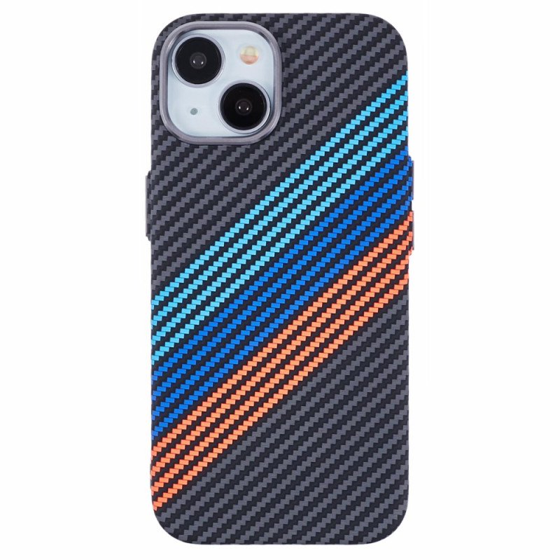 Coque iPhone 14 MagSafe MagSafe Fibre Carbone Motif