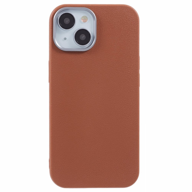 Coque iPhone 14 Texture Simili Cuir