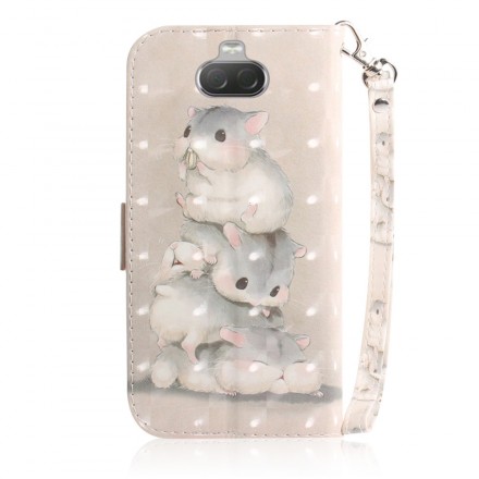 Housse Sony Xperia 10 Hamsters à Lanière Housse Sony Xperia 10 Hamsters à Lanière