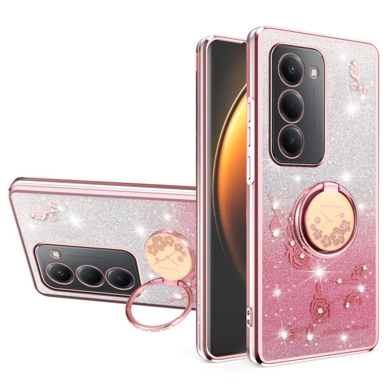 Coque Xiaomi Redmi 15 4G Strass et Support KADEM