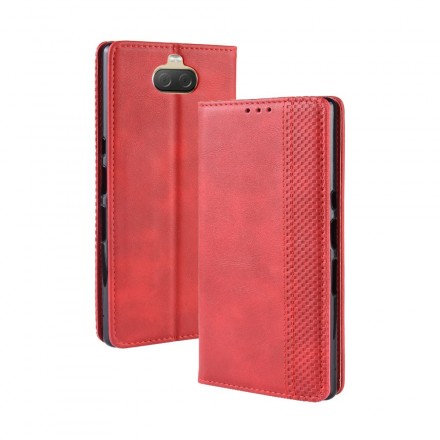 Flip Cover Sony Xperia 10 Simili Cuir Vintage Uni Flip Cover Sony Xperia 10 Simili Cuir Vintage Uni