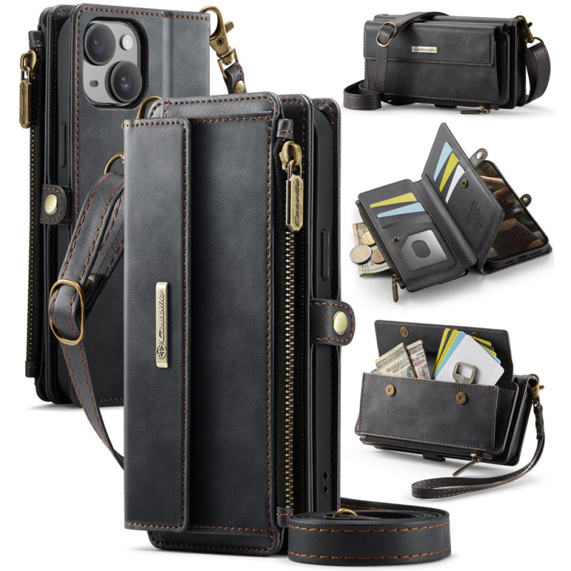 Housse iPhone 13 Portefeuille multifonctionnel