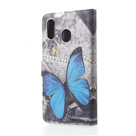 Housse Samsung Galaxy A30 Papillons et Fleurs