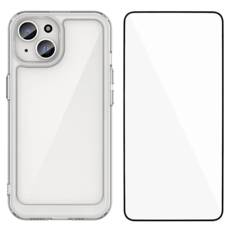 Coque iPhone 12 Transparente avec Protecteur Écran