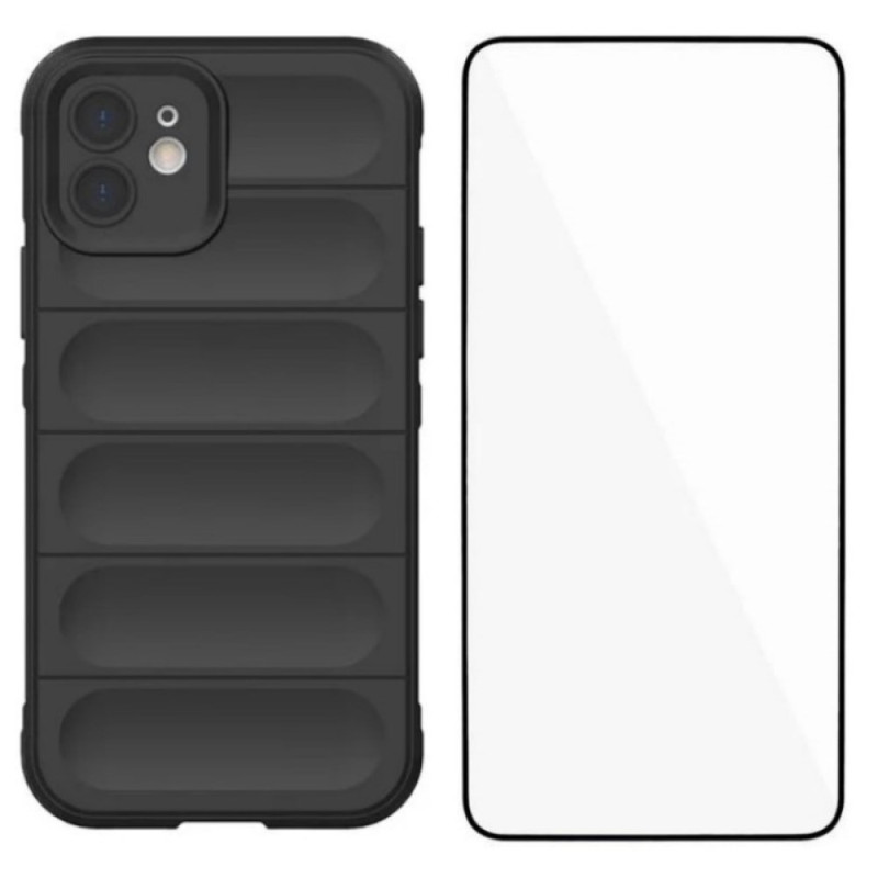 Coque iPhone 12 Antidérapante avec Protecteur Écran