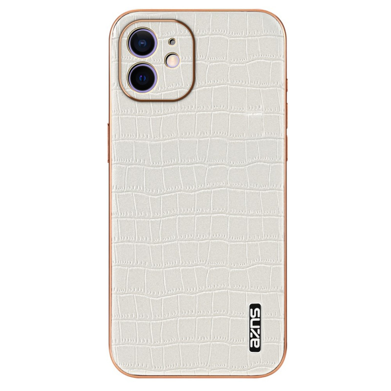 Coque iPhone 12 Texture Crocodile AZNS