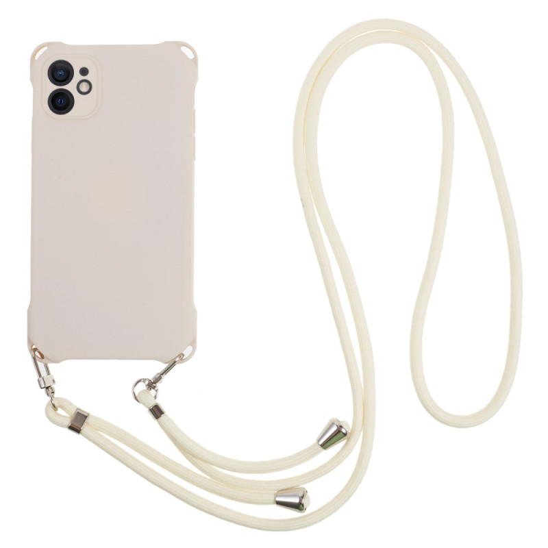 Coque à Cordon iPhone 12 Silicone Renforcée