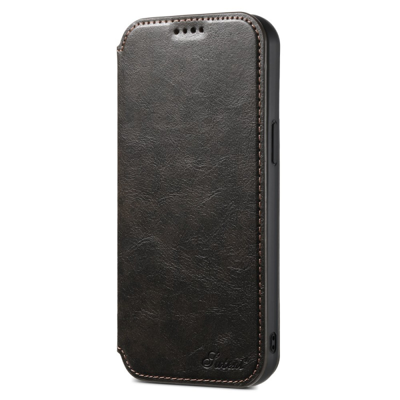 Flip Cover iPhone 12 / 12 Pro MagSafe Simili Cuir