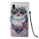 Housse Samsung Galaxy A30 Miss Hibou à Lanière