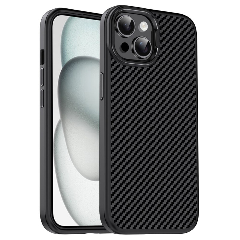 Coque iPhone 14 Plus Tetxure Fibre Carbone
