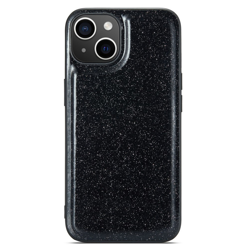 Coque iPhone 14 Plus Effet Cuir Paillettes