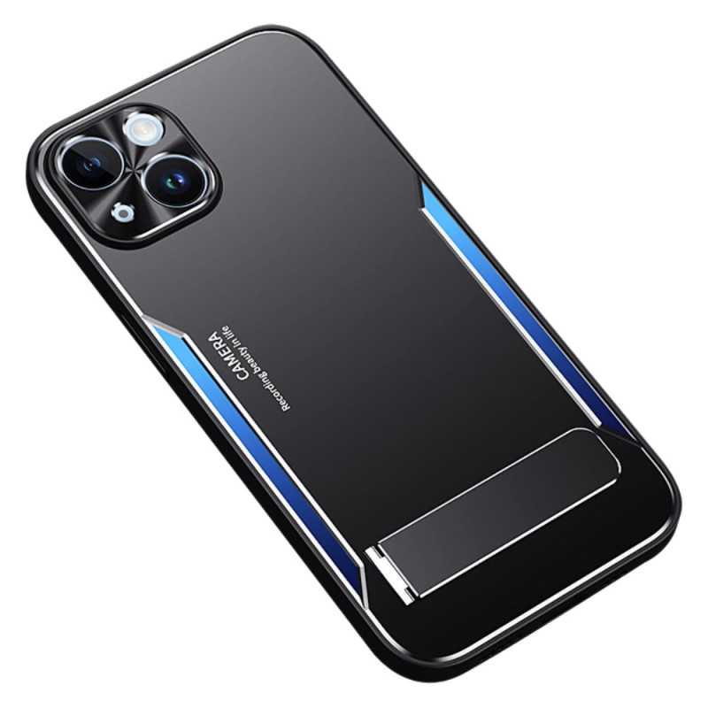 Coque iPhone 14 Plus Effet Métal avec Support