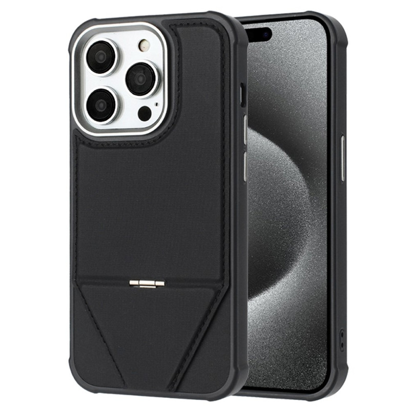 Coque iPhone 14 Pro MagSafe Effet Cuir avec Support Intégré