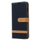 Housse Samsung Galaxy A30 Tissu Et Effet Cuir Housse Samsung Galaxy A30 Tissu Et Effet Cuir