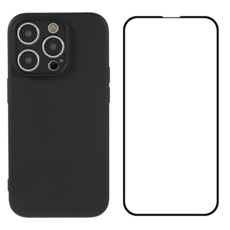 Coque iPhone 14 Pro Silicone avec Protection d'Écran